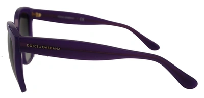 Shop Dolce & Gabbana Purple Acetate Square Full Rim Dg4240 Women's Sunglasses