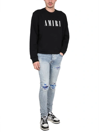 Amiri Sweatshirt With Logo In Black | ModeSens