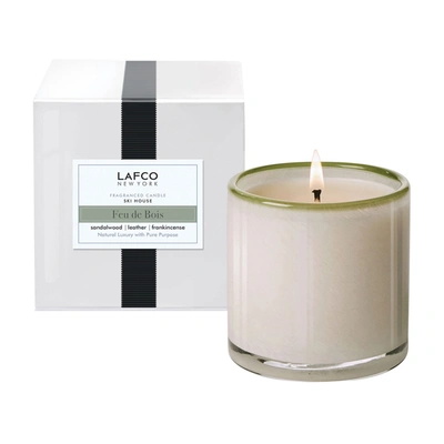 Shop Lafco Feu De Bois Candle In 6.5 oz (classic)