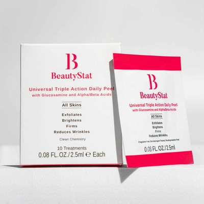 Shop Beautystat Universal Triple Action Daily Peel With Glucosamine And Ahas/bhas In 10 Treatments