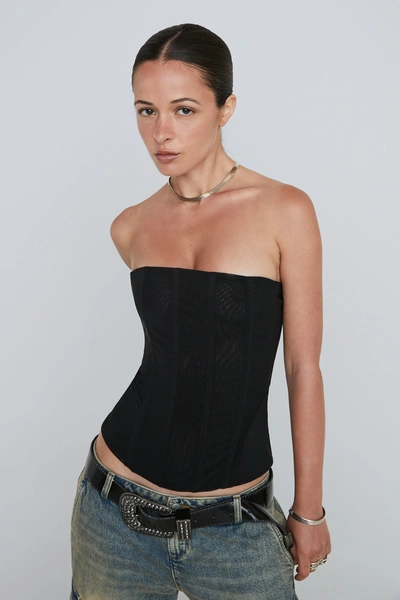 Shop Core Revival Libra Corset In Black