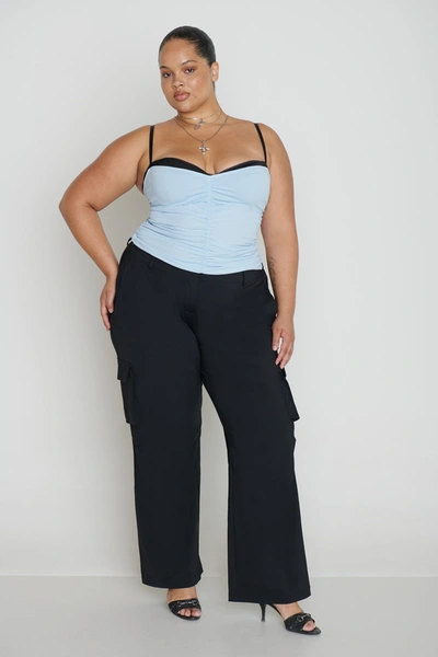 Shop Core Revival Renzo Tube Top In Baby Blue
