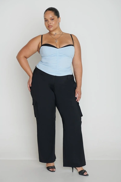 Core Revival Renzo Tube Top In Baby Blue