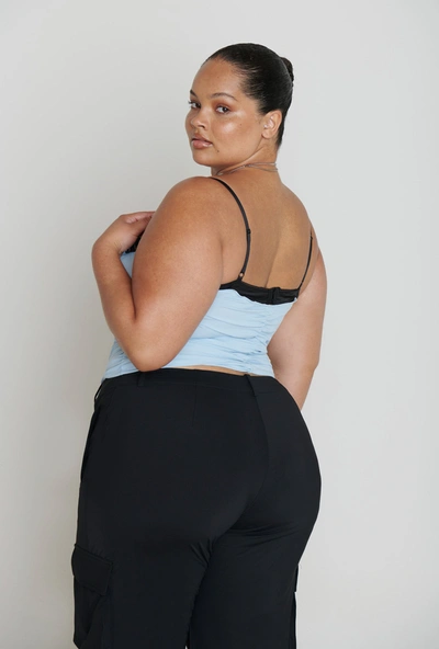 Core Revival Renzo Tube Top In Baby Blue