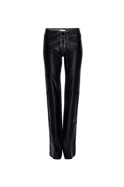 Cor.e Element Lace Up Pant In Black Leather