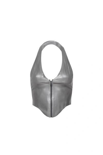Ss23 Mara Corset In Dark Grey