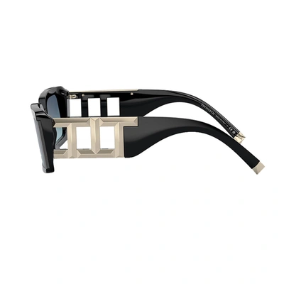 Shop Tiffany & Co Tf 4197 80019s 62mm Womens Rectangle Sunglasses In Black