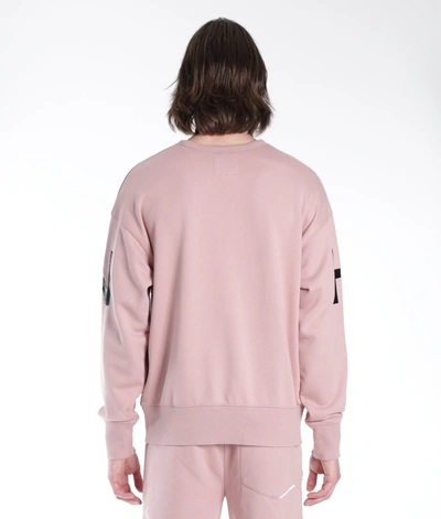 Shop Hvman Crew Sweatshirt In Pink