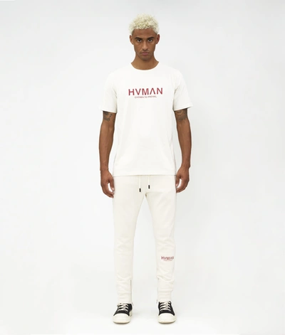 Shop Hvman Logo Tee In White