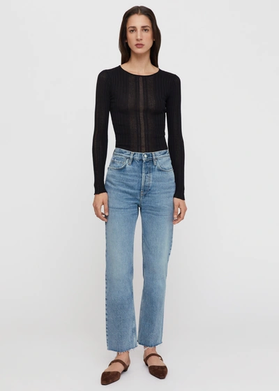Totême Classic Cut Denim Worn Blue In Worn Blue