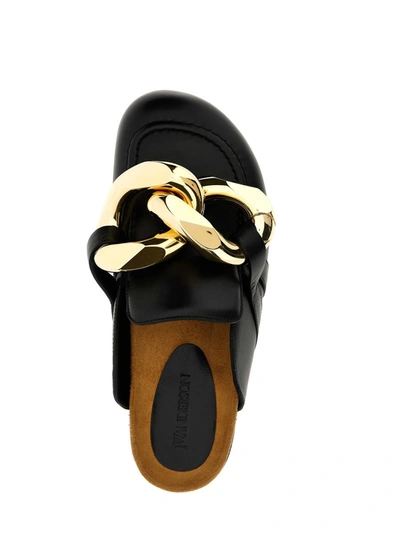 Shop Jw Anderson J.w. Anderson 'chain Loafer' Mules In Black