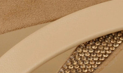 Shop Italian Shoemakers Lissy Wedge Sandal In Beige Multi