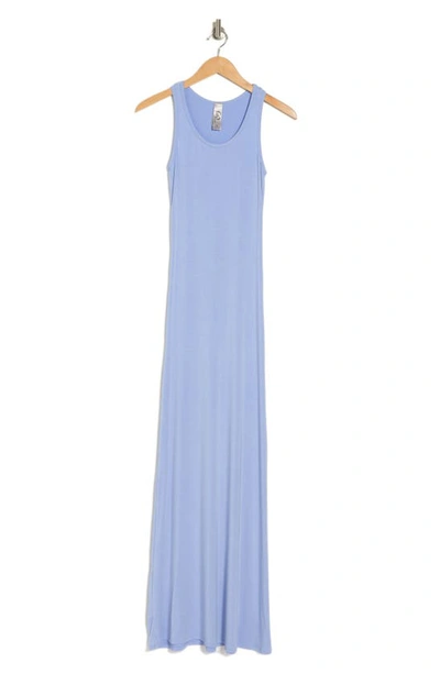 Shop Go Couture Tie-dye Racerback Maxi Dress In Serenity