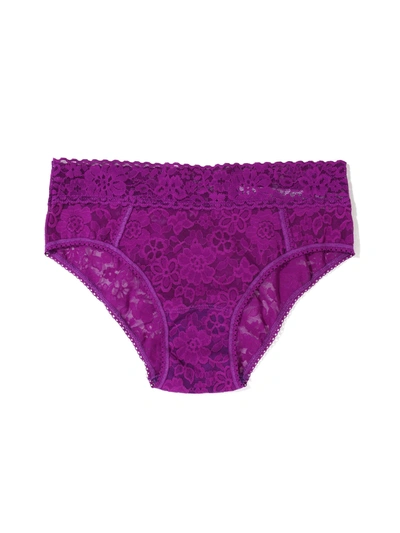 Shop Hanky Panky Daily Lace™ Cheeky Brief Purple In Multicolor