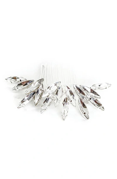 Shop Brides And Hairpins Bria Crystal Comb In Silver