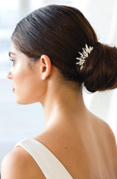 Brides And Hairpins Bria Crystal Comb In Silver