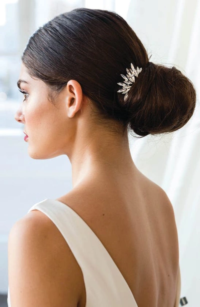 Brides And Hairpins Bria Crystal Comb In Silver