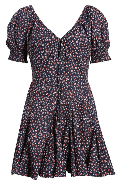 Shop Polo Ralph Lauren A-line Dress In 1441 Red Ditsy Floral