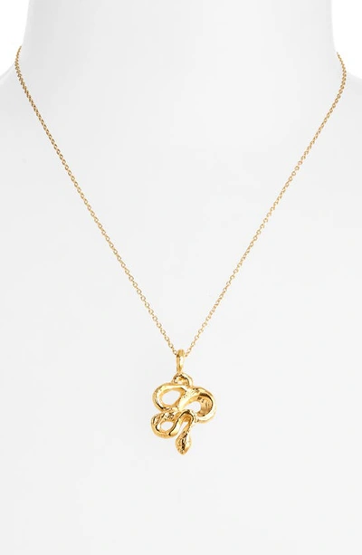 Shop Alighieri The Rising Power Medusa Pendant Necklace In Gold