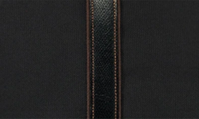Shop Longchamp Boxford Canvas & Leather Travel Bag In Black