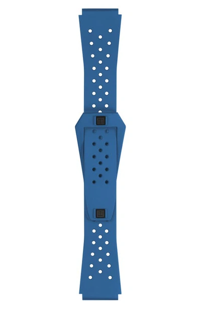 Tissot T1454079705701 Sideral Stainless-steel And Carbon Automatic Watch In Blue