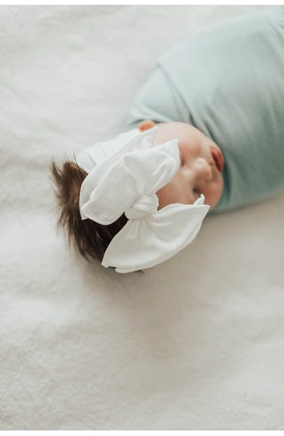Baby Bling 2-pack Fab-bow-lous Headbands In Black White
