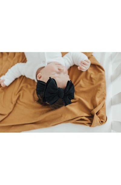Baby Bling 2-pack Fab-bow-lous Headbands In Black White