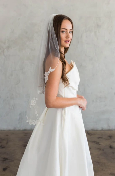 Shop Brides And Hairpins Dyann Tulle Veil In Ivory