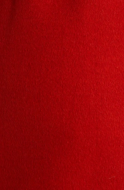 Shop Michael Michael Kors Belted Wool Blend Coat In Bright Terracotta