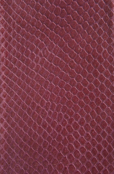 Ada Classic Wrap Belt In Raspberry Python