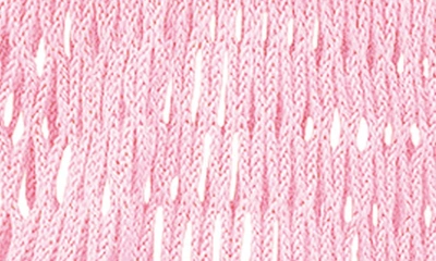 Shop Longchamp Le Pliage Filet Knit Shoulder Bag In Pink