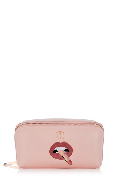 Shop Charlotte Tilbury Pillow Talk Cosmetics Bag In Pink