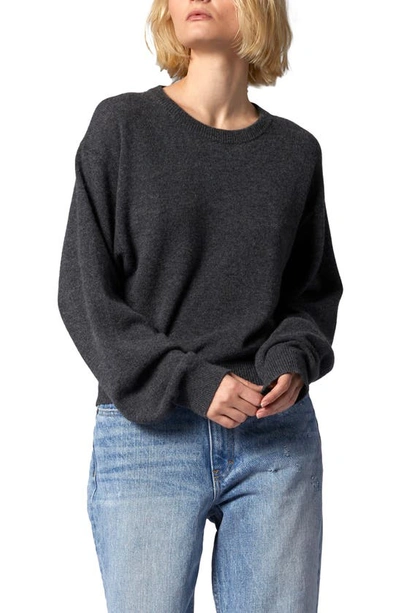 Shop Equipment Elodie Crewneck Cashmere Sweater In Heather Grey