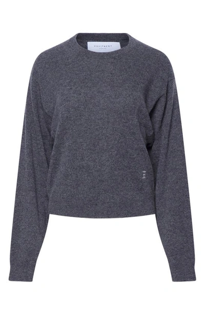 Shop Equipment Elodie Crewneck Cashmere Sweater In Heather Grey