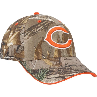 '47 Chicago Bears MVP Realtree Camo Frost Adjustable Strap Hat Dad Cap