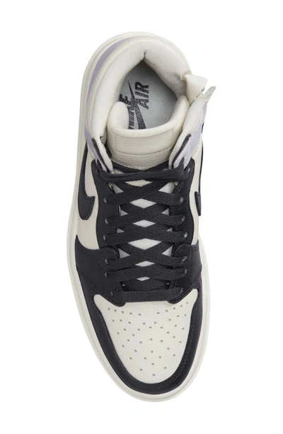 Shop Jordan Air  1 Elevate High Top Sneaker In Titanium/ Smoke Grey/ Sail