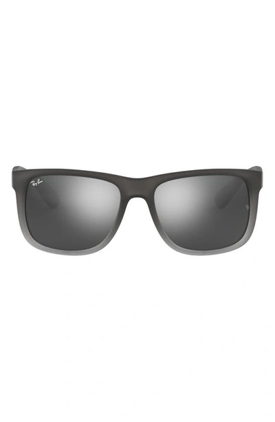 Shop Ray Ban Justin 54mm Polarized Sunglasses In Matte Dark Grey