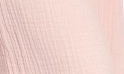 Everyday Ritual Riley Cotton Gauze Split Hem Pants In Blush