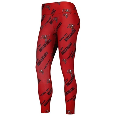 Shop Concepts Sport Red Tampa Bay Buccaneers Breakthrough Allover Print Lounge Leggings