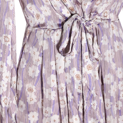 Shop Sabina Musayev Dresses In Lilac Print