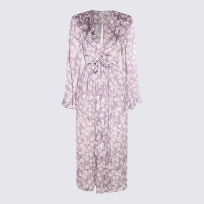 Shop Sabina Musayev Dresses In Lilac Print