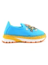 DOLCE & GABBANA Dolce Gabbana Espadrillas Neopr,CE0070.AR8078L609TURCHESE/GIALLO