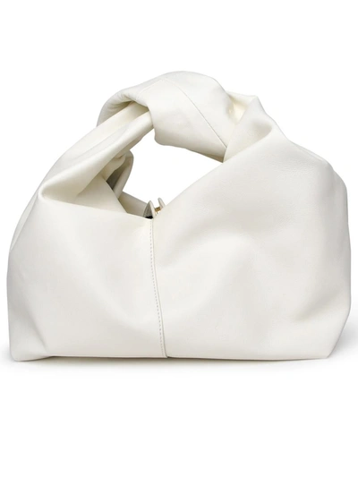 Shop Jw Anderson J.w. Anderson White Leather Hobo Twister Bag