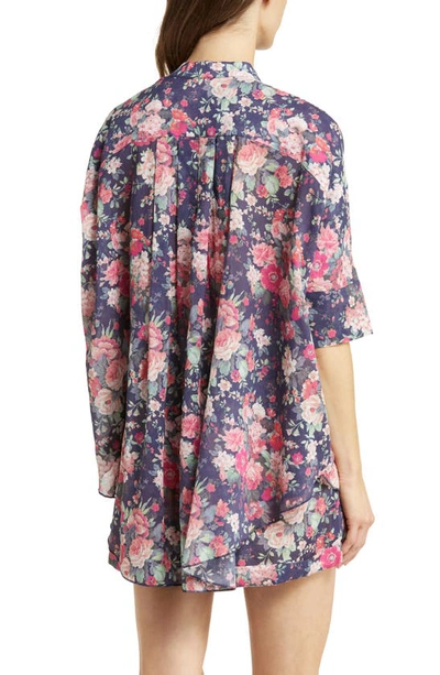 Papinelle Grace Cotton & Silk Short Pajamas In Grace Floral