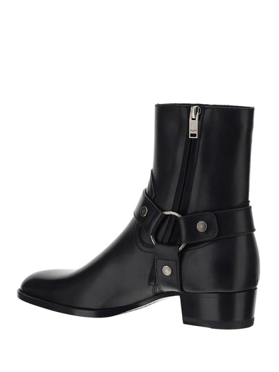 Shop Saint Laurent Boots In Nero