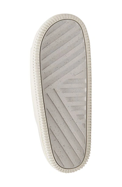 Shop Nike Calm Slide Sandal In Sail/ Sail