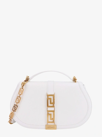 Shop Versace Greca Goddess In White