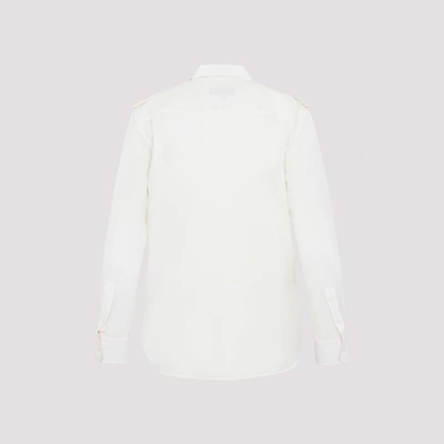 Shop Nili Lotan Jeanette Silk Shirt In White