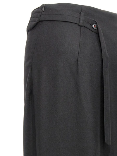 Shop Victoria Beckham 'infinity' Long Skirt In Black