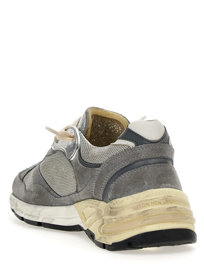 Shop Golden Goose 'running Dad' Sneakers In Gray
